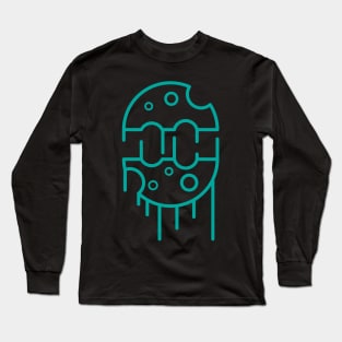 vector illustration of an abstract Long Sleeve T-Shirt